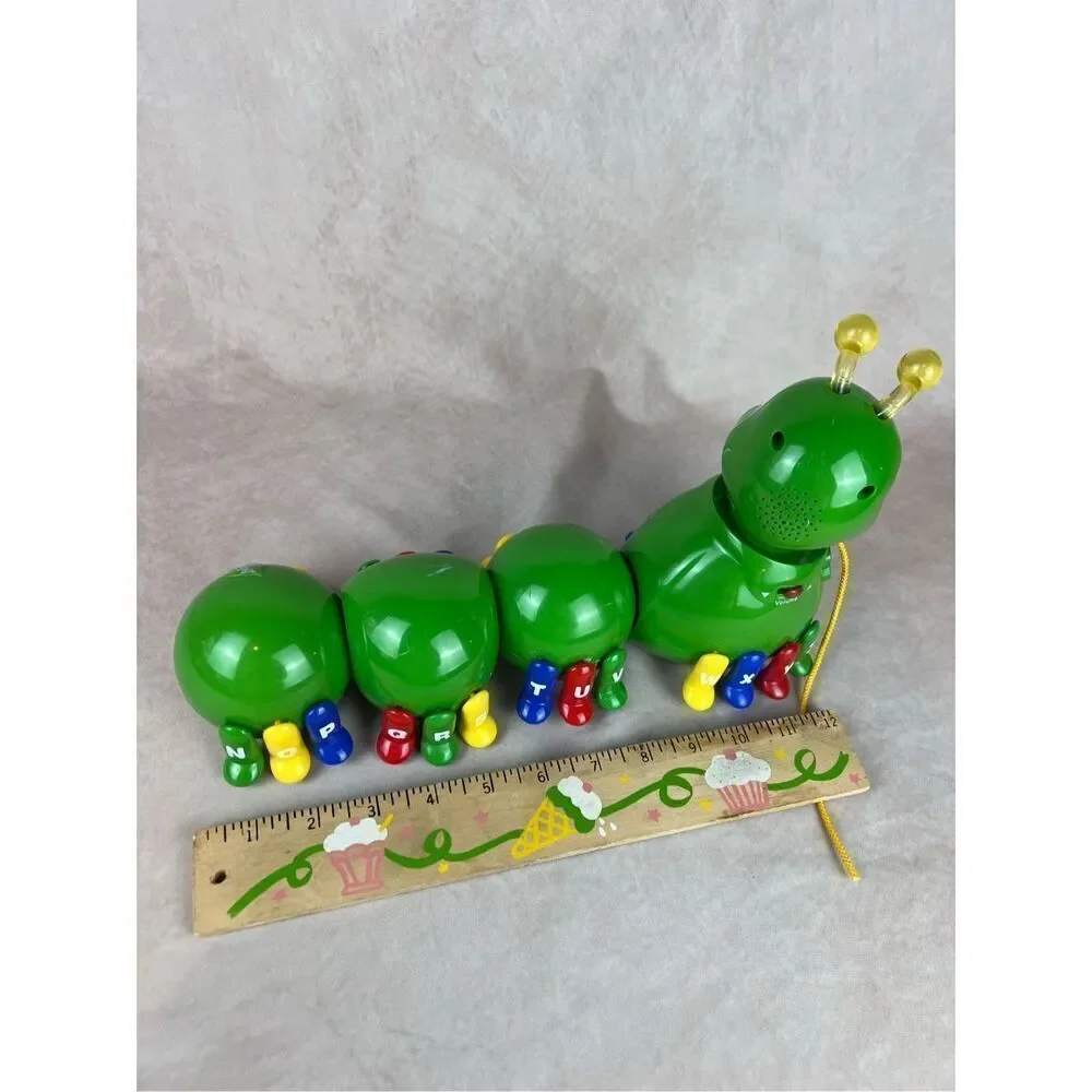 Leap Frog Alphabet Pal 1999 Green Light Letters Colors Letter Sounds Music Pull